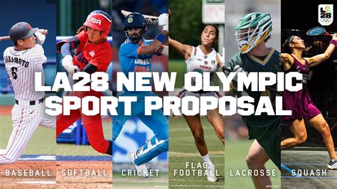 Flag football, lacrosse, cricket, baseball/softball and squash added to 2028 Los Angeles Summer Olympics